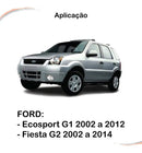 Kit 4 Maçanetas Extr Completo C/ Chave Ecosport G1 02 A 12 - UN / 4