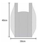 Sacolas Plasticas Branca Reciclada Reforçada Kit 3 Kg 40x50