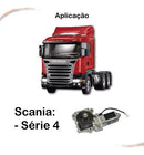 Motor Para Máquina De Vidro Esquerdo 24v Scania Série 4