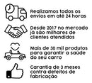Kit 11 Peças Amortecedor Mola Gás Pistão 705 X 420 Mm E 28kg - UN / 11