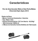 Par Amortecedor Mola à Gás Porta-malas Spin Após 2012 Todos