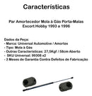 Par Amortecedor Mola à Gás Porta-malas Escort Hobby 93 A 96