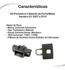 Kit Fechadura E Batente Do Porta-malas Sandero G1 07 A 14