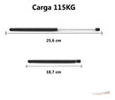 Amortecedor Tampa Da Caçamba Saveiro G4 G5, G6 E G7 - 25,6cm