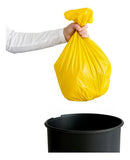 Saco De Lixo 60l Reforçado Amarelo 100 Und