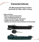 Par Maçaneta Ext Preta C/ Chave Gol Parati G2 96 A 01 4 Ptas - UN / 2