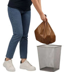 Saco De Lixo 200l Reforçado Marrom 20 Und