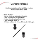 Par Amortecedor Do Porta-malas 31,5cm Grand Siena Após 2014