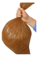 Saco De Lixo 40l Reforçado Marrom 20 Und