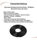 Protetor De Bordas De Porta Para Qualquer Veículo 50 M Preta