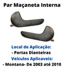 Par Maçaneta Interna Preta Montana 2003 A 2010 - UN / 2