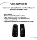 Teclas Vidro Elétrico Retrovisor C/ Desembaçador Axor Atego