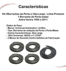 Kit Completo 4 Borrachas Porta 1 Porta-malas Astra Vectra - UN / 5