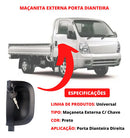 Maçaneta Dianteira Puxador Direito Externo Bongo Após 2005