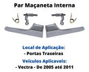 Par Maçaneta Gatilho Interno Porta Traseira Vectra 05 A 11 - UN / 2
