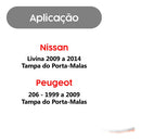 Par Amortecedores Tampa Porta-malas Livina 09 A 14