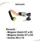 Trava Direção C/ Elét Completo Megane 97 A 05 Scenic 99 A 10