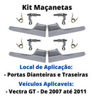 Kit Maçaneta Interna Gatilho Puxador Vectra Gt 2005 A 2011 - UN / 4