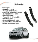 Kit 4 Maçanetas Pretas 4 Portas Golf Bora Jetta 99 A 13 - UN / 4