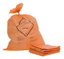Sacos De Lixo Tóxico Laranja -200 Litros - 100unid