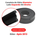 Kit 4 Borracha Vidro Canaleta Porta Dianteira Etios Após 13 - UN / 4