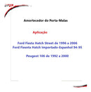 Par De Amortecedores Do Porta-malas Fiesta Hatch 96-06