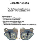 Par Fechaduras Mecânicas Porta Celta G1 2 Portas 2000 A 2006