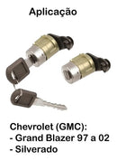 Par De Cilindros Portas Silverado Com Chave
