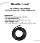 Par Borracha Porta S/ Aba Gol Parati Saveiro G1 88 A 96 2p