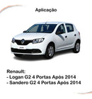 Kit 4 Maçanetas Interna Puxador Porta Sandero Logan Apos 14 - UN / 4