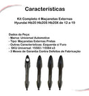 Kit Completo 4 Maçaneta Externa Hb20 Hb20s Hb20x De 12 A 19