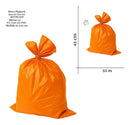 Saco De Lixo 20l Reforçado Laranja 100 Und