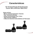 Par Terminal Direção Dir Esq Fiorino 81 A 16 Uno 90 A 13