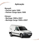 Kit Máquina Do Vidro Manual + Manivela Partner Após 1999 - UN / 2