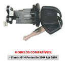 Cilindro Miolo Porta Malas Com Chave Classic G1 04 Até 2009