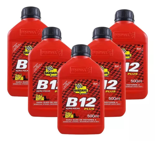 Kit 5 Bardahl B-12 Plus 500 Ml - UN / 5