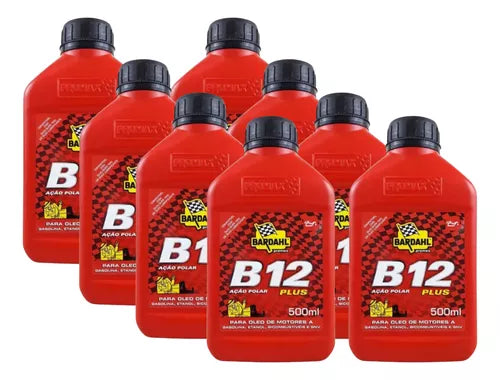 Kit 8 Bardahl B-12 Plus 500 Ml - UN / 8