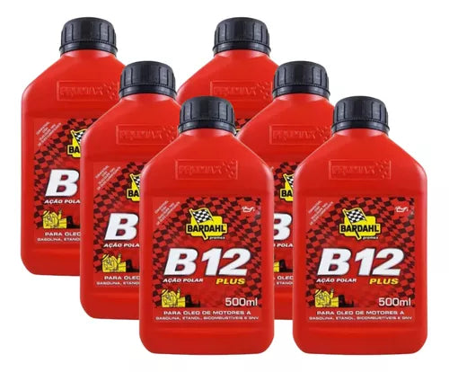 Kit 6 Bardahl B-12 Plus 500 Ml - UN / 6