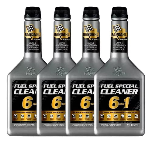 Kit 4 Bardahl Fuel Special Cleaner 500 Ml - UN / 4