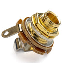Jack De Conexão Mono Dourado (6 Unidades) Spirit MJ2-GD