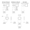 Potenciômetro Instrumentos (Unidade) Spirit VPP3-B250K-I