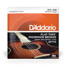 Encordoamento Violão Aço Resonator D Addario Flat Tops EFT13
