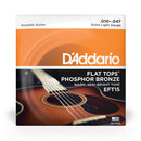 Encordoamento Violão Aço 10-47 D Addario Flat Tops EFT15