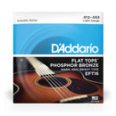 Encordoamento Violão Aço 12-53 D Addario Flat Tops EFT16