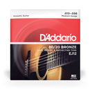 Encordoamento Violão Aço 13-56 D Addario 80/20 Bronze EJ12