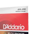 Encordoamento Violão Aço 13-56 D Addario 80/20 Bronze EJ12