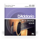Encordoamento Violão Aço 11-52 Corda Extra D Addario EJ13-B
