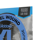 Encordoamento Para Guitarra 12-52 D Addario XL Nickel EJ21
