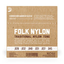Encordoamento Para Violão Bolinha D Addario Folk Nylon EJ32