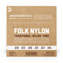 Encordoamento Para Violão Bolinha D Addario Folk Nylon EJ33